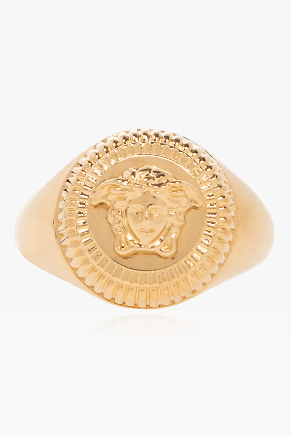 Gold Medusa head ring Versace - Vitkac Canada